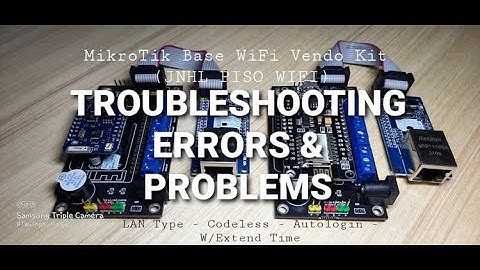 JNHL PISO WIFI - TROUBLESHOOTING ERRORS & PROBLEMS (HD)