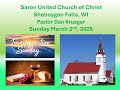 Saron UCC, Sheboygan Falls Pastor Dan Krueger