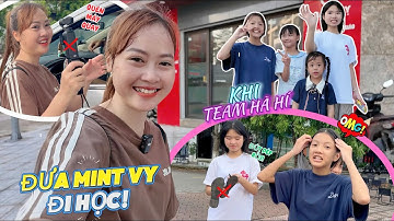 Lần Đầu Team Hà Hí Đưa Mint Vy Đi Học – Loạt Sự Cố Khiến Cả Team Đón Muộn, Mint Vy Dỗi