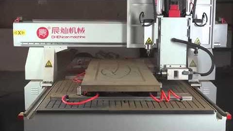 MS1325AC3 Woodworking CNC Router with Simple Tool Change Function