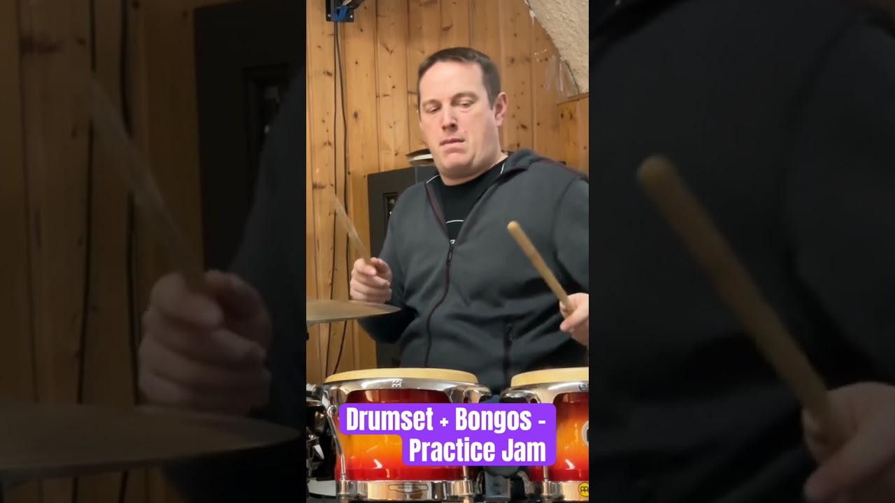 Drumset + Bongos – 30s Practice Jam 