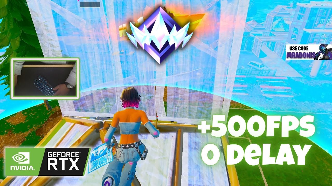 POV: Juegas Fortnite a +500 FPS con 0 DELAY 🏆 (Razer Huntsman Mini ASMR)