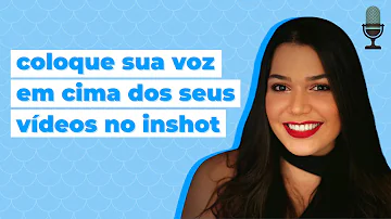 Como gravar voz em cima de um vídeo Iphone?