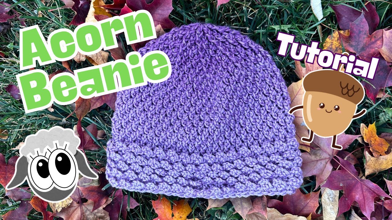 Crochet Beanie with Ruffled Brim — Free Pattern for Beginners 🧶 - YouTube