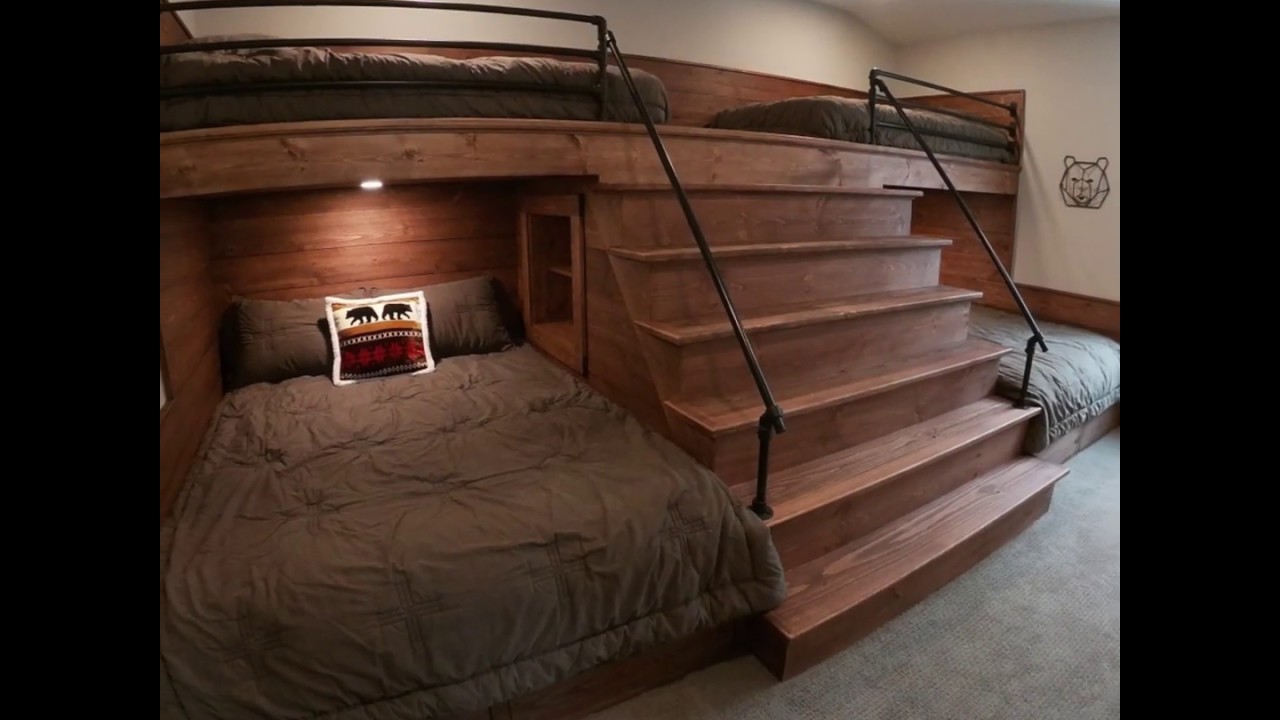 Copley Properties Custom Home in New Hampshire Bunk Beds YouTube
