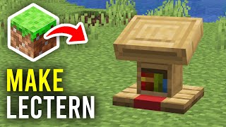 How To Make Lectern In Minecraft - Full Guide