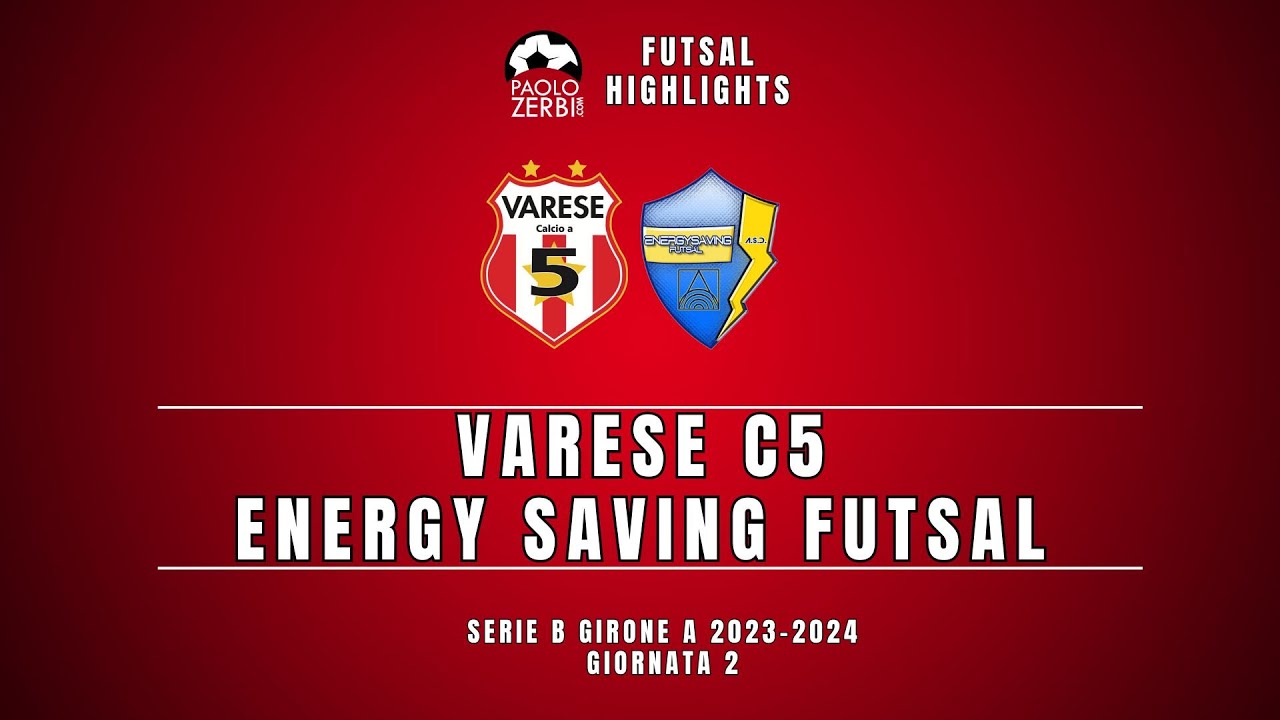 [HIGHLIGHTS] Serie B Futsal Girone A 23/24 - Varese C5 - Energy Saving Futsal