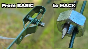 4 Genius Ways to Tension Wire – From Basic to Ultimate Hack with NAILS and a HEX NUT!