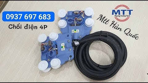 Chổi tiếp điện ray điện hộp kín 4P 40A LCL - Ray điện Hàn Quốc - Ray C cầu trục - Diot sr-60 bokuk