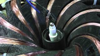 pmbo 2013 russ s final entry video over 1 2 million rpm neo sphere air bearing with abha coil
