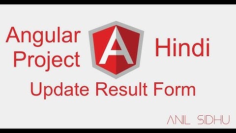 Angular project in Hindi #10 Update restaurant form