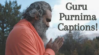 Guru Purnima Captions| Guru Purnima Quotes | Guru Purnima WhatsApp Status