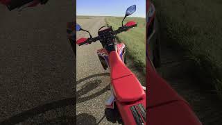 My brand new motorcycle the Honda CRF 300 L -Can’t wait to start outfitting this bike #hondacrf300l