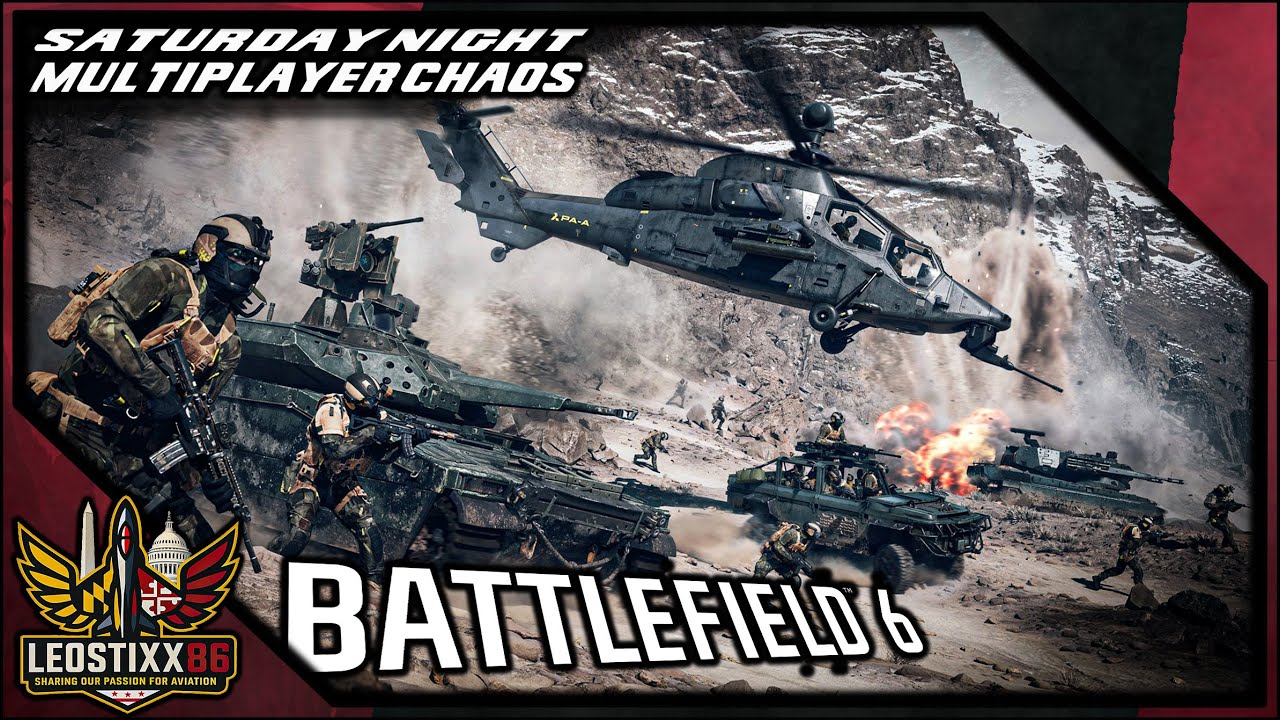 BATTLEFIELD 6 | 🔴Live🔴 SATURDAY NIGHT MULTIPLAYER CHAOS | Multiplayer Gameplay