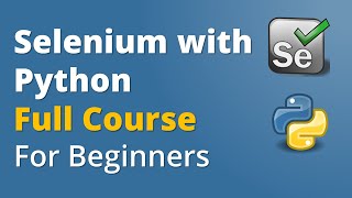 Selenium with Python Full Course For Beginners