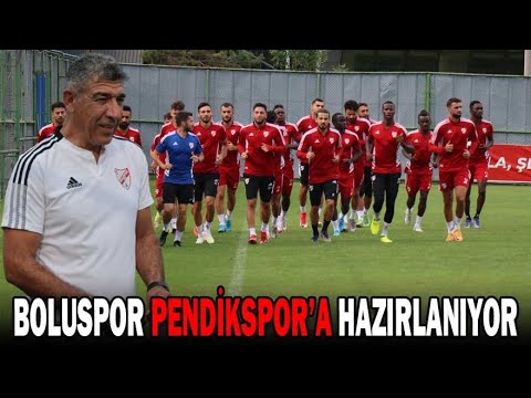 BOLUSPOR, PENDİKSPOR MAÇI HAZIRLIKLARINI SÜRDÜRDÜ (01.09.2022)