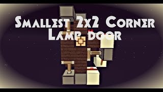[Showcase & Tutorial] Smallest 2x2 Corner lamp door