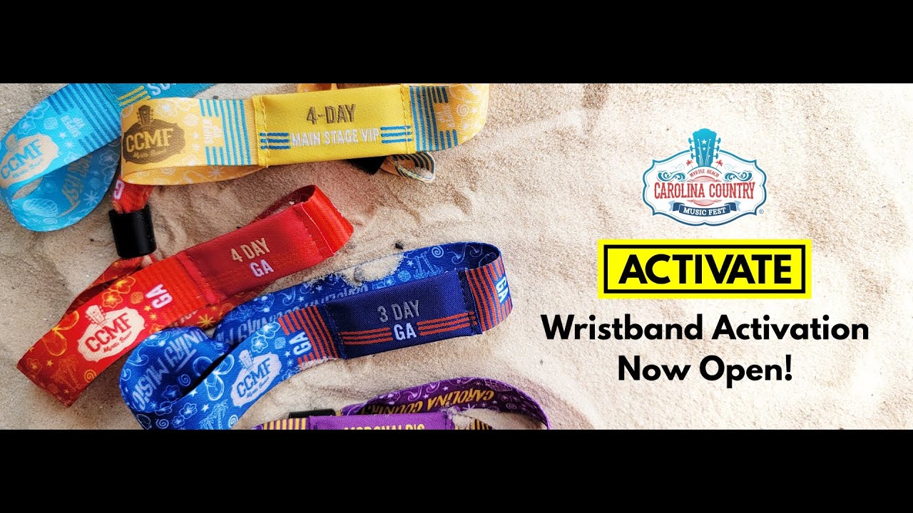 CCMF 2022 Wristband Registration NOW OPEN! YouTube