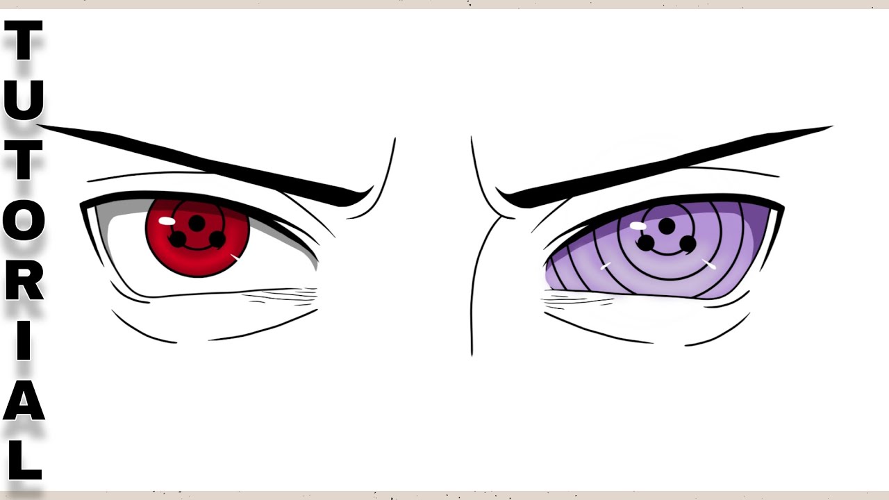 Naruto Eyes  Desenho de olho de anime, Desenho de olho, Tutoriais