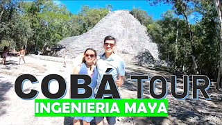 COBA PRIVATE TOUR - MAYA ENGINEERING, guided experience (subtitles English - Español)