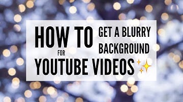 How to Get Blurry Background for Videos | All About Bokeh & Aperture