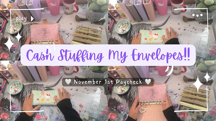 Cash Stuffing November Paycheck 1 | Cash Stuffing | Sinking Funds #cashstuffing #cashenvelopesystem
