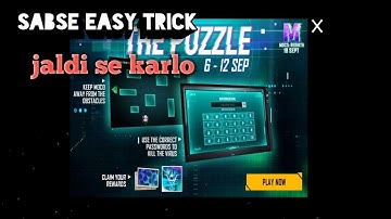 GARENA FREE FIRE NEW THE PUZZLE EVENT || HOW TO COMPLETE THE PUZZLE EVENT || FREE REWARDS