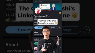 Kalshi’s CEO might have the best LinkedIn ever 🤯 #career #corporate #ceo #linkedin