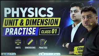 Units & Dimensions: Complete Concepts + Top PYQs | Class 11 Physics for JEE/NEET/NDA (Class 01)