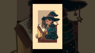 DnD class chibis part 1; the Wizard! | #dnd #dnd5e #fantasy #digitalart #wizard