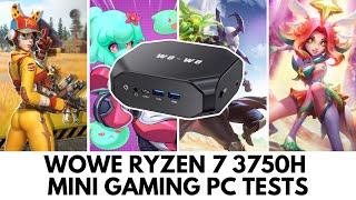 Wo-We AMD Ryzen 7 3750H Mini PC Game Tests