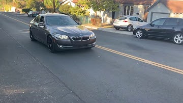 F10 535i vrsf catless downpipe and resonator delete burbles