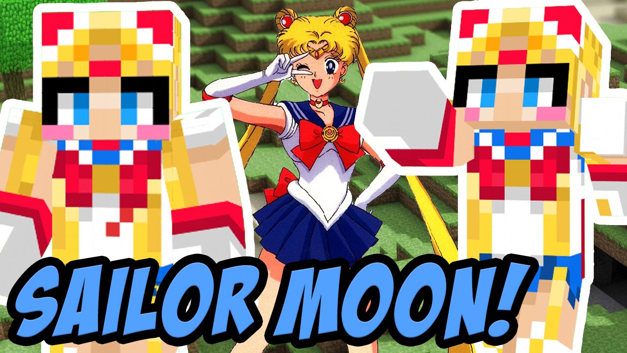 SAILOR MOON Custom Skin and Download Minecraft - YouTube.