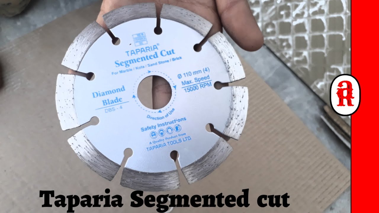 Taparia Segmented Cut ( Diamond Blade ) Review YouTube