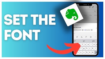 How to set the font on Evernote?