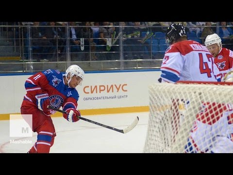 Gifted Athlete Putin Scores 7 Goals in Birthday Hockey Game | Mashable News