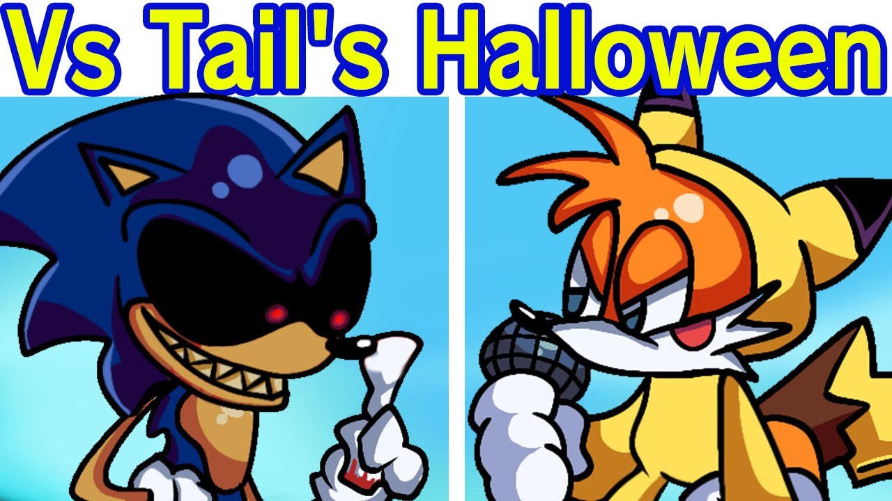 Tail's Halloween Sonic.EXE FNF Vs Tails & Knuckles