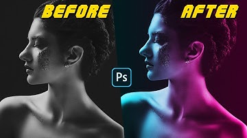Quick Technique for Dual Lighting Effect in Photoshop - EASY STEPS! - Photoshop Tutorial