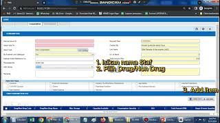 Cara Issue Own Consumption di PHIS