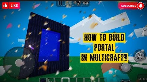 HOW TO BUILD PORTAL IN MULTICRAFT!!! (MuST WaTCH)  ||  @bestie_1Multicraft