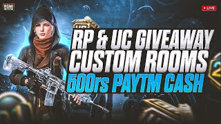 BGMI Live Custom Room | New Rp is here | Uc And Paytm Cash Giveaway BGMI Live UnTic Gaming