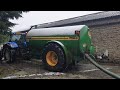 MAKING THE MOST OF THE FROST  GETTING SLURRY OUT AT FARM 2