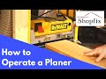 How to Use a Thickness Planer