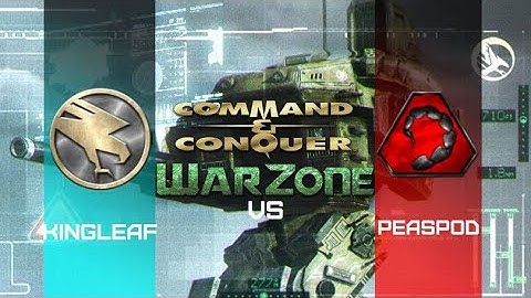 Command and Conquer Tiberium sun Mod [ WARZONE ONLINE MATCH KINGLEAF vs PEASPOD- TECH LEVEL 4 ]