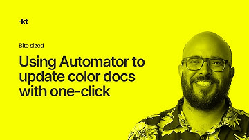 Figma plugin — Using Automator to update color docs with one click