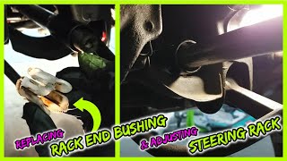 [DIY Car Maintenance] Replacing Rack End Bushing and Steering Rack Adjustment and Oil Leak