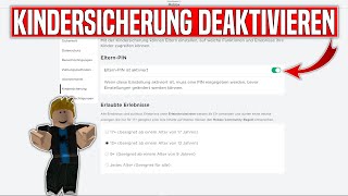 Roblox Kindersicherung Deaktivieren (Pin Vergessen?)