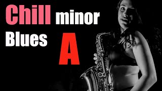 Blues Backing Track Jam - Ice B. - Chill minor Blues in A