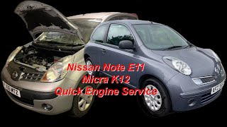 Nissan Micra K12, Note E11 (CR10 CR12 CR14) Quick Service