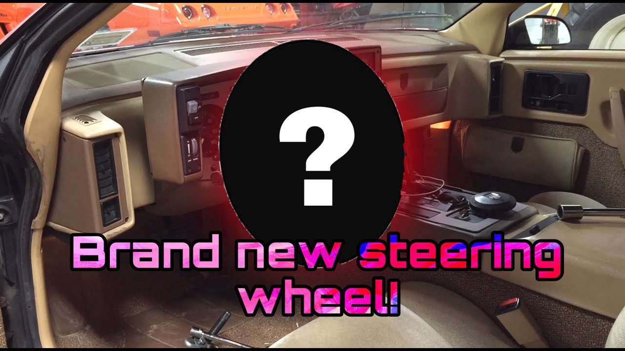Installing a BRAND NEW Steering Wheel On My Pontiac Fiero
